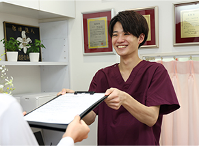 交通事故患者対応の様子